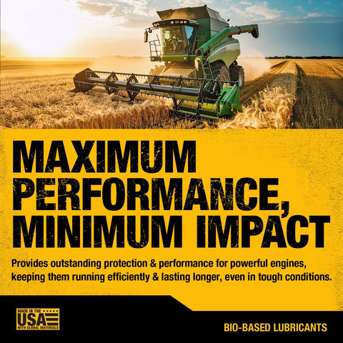 DEWALT Biosynthetic oil API SP GF-6 compatibility badge confirms standards.