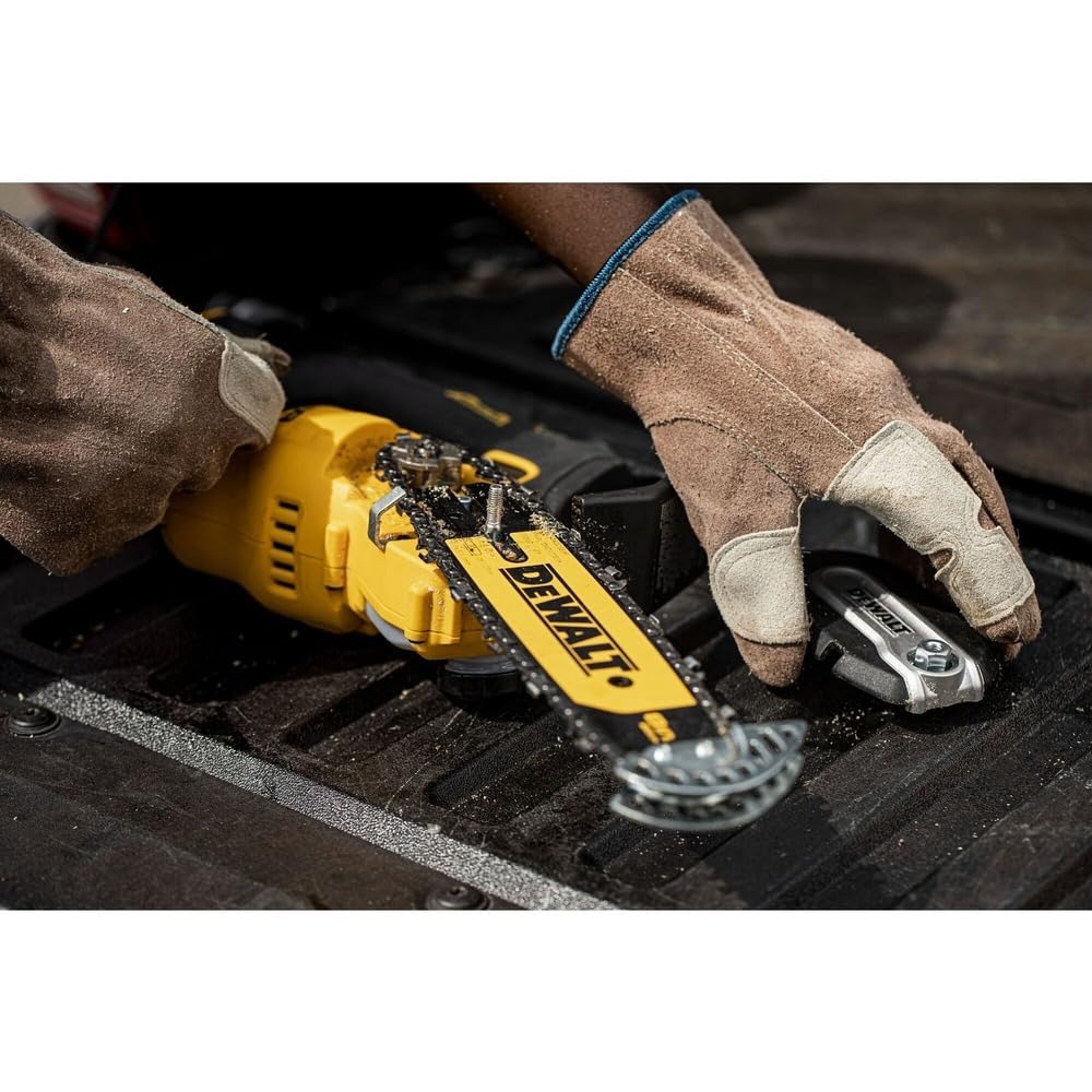 DEWALT chainsaw pruning 20V 8in compact design for portability