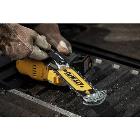 DEWALT DCCS623L1 up to 70 cuts per charge on pine