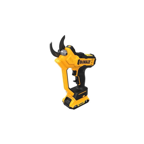 DEWALT DCPR320D1 built-in LED light helps visibility in dim areas.