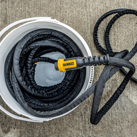 DEWALT DXMH3304 high-flow design; consistent water delivery.