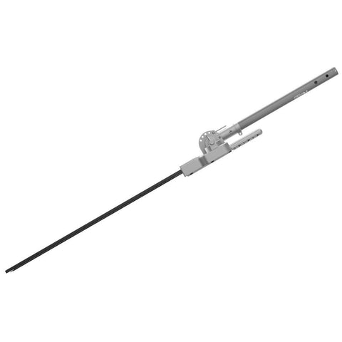 DEWALT head hedge trimmer pole 22in close-up blade for precise shaping