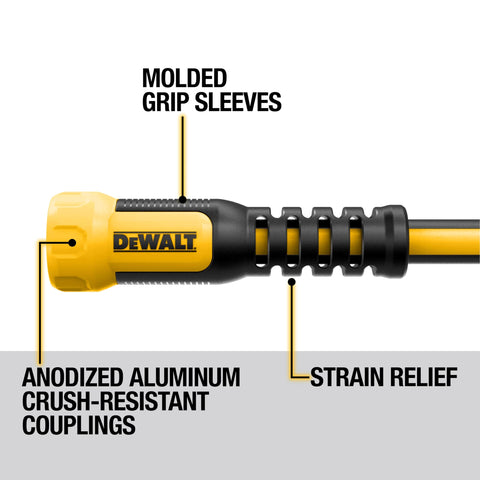 DEWALT hybrid polymer blend maintains flexibility in extreme weather for versatile use