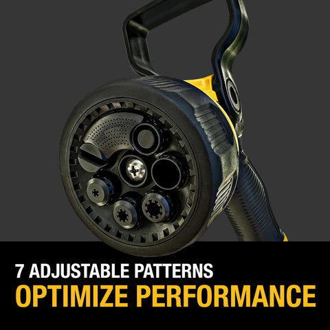 DEWALT nozzle cast-metal core for lasting outdoor durability