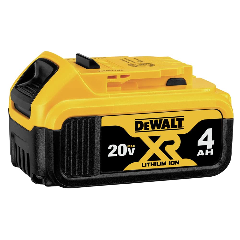 Lightweight DEWALT blower at 2.5 lbs reduces user fatigue during cleanup.