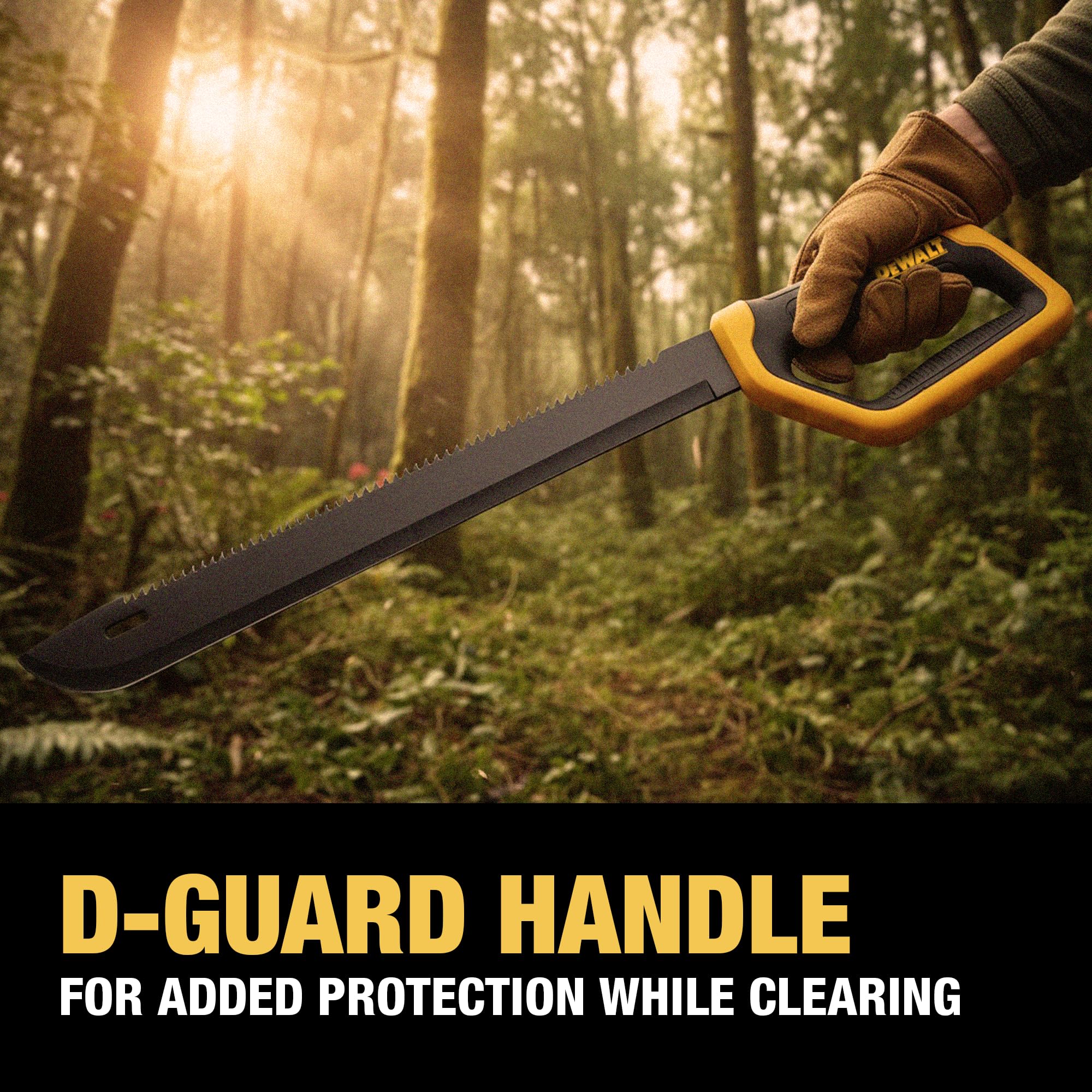 DEWALT MA61 nylon sheath keeps blade safe and portable