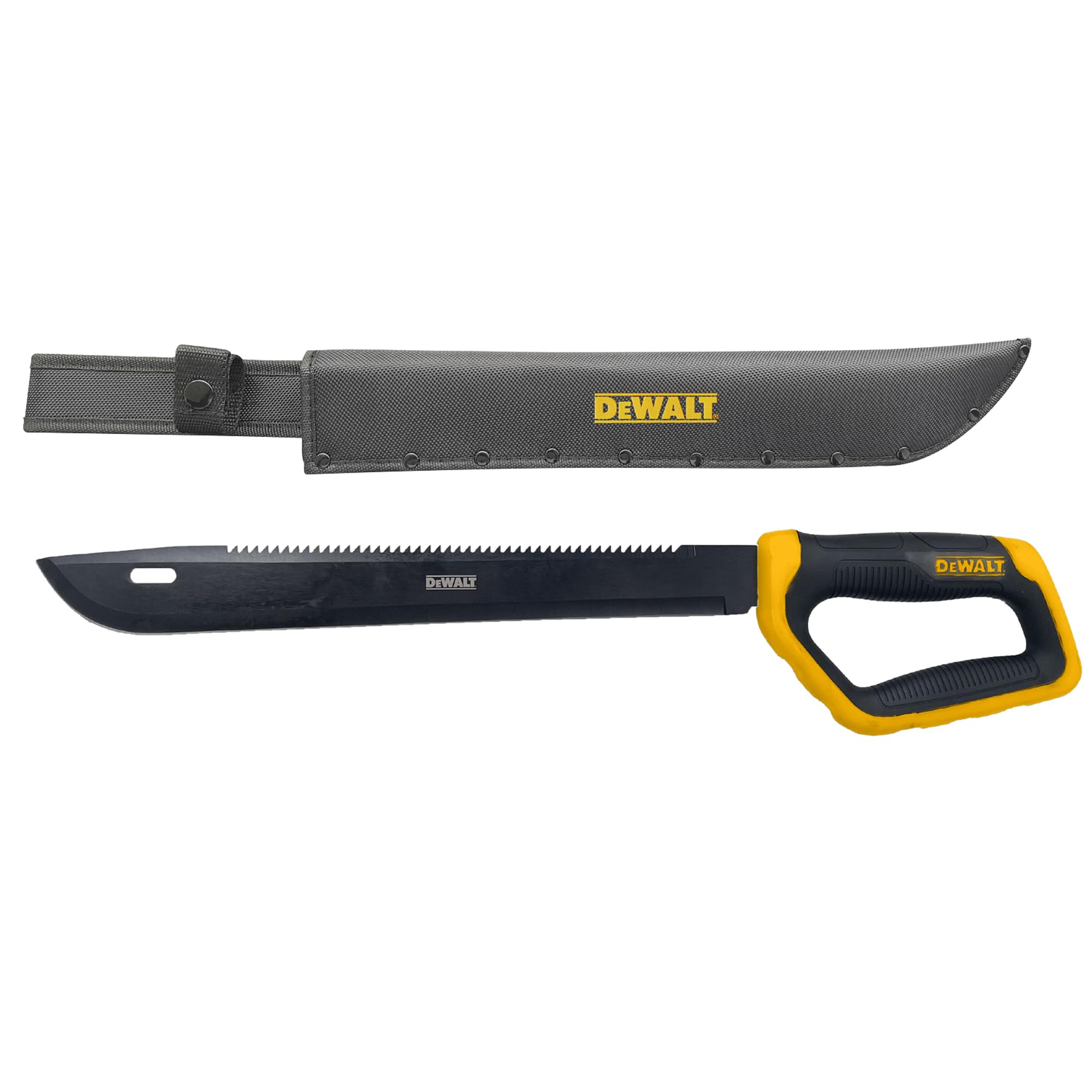 DEWALT MA61 outdoors-ready machete for brush clearing, camping, and trail maintenance