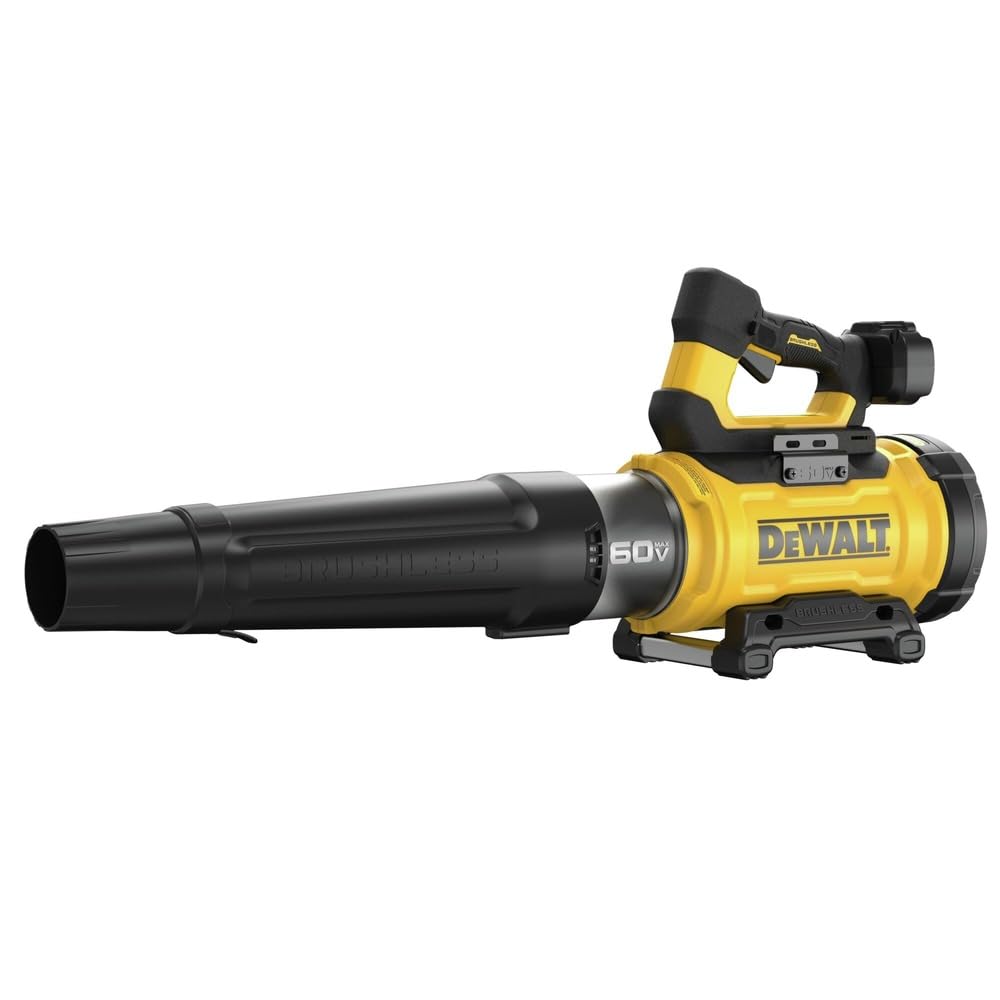 DEWALT Shell DW 60V Premium Blower front view for efficient yard cleanup