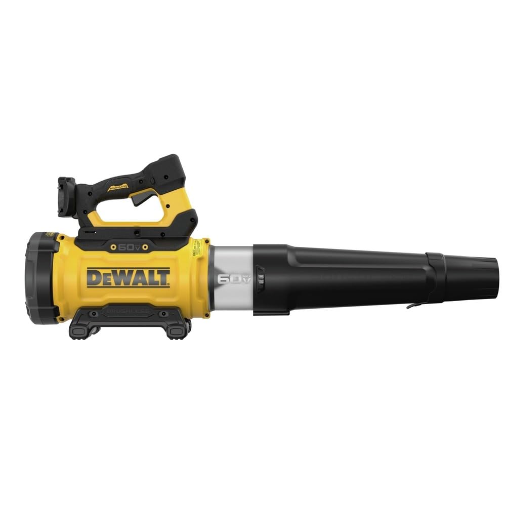 DEWALT Shell DW 60V Premium Blower operator grip close-up for precise control
