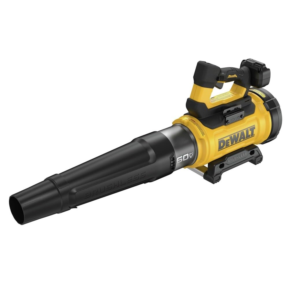 DEWALT Shell DW 60V Premium Blower side view with ergonomic grip for comfort