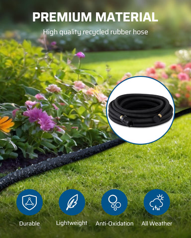 DEWENWILS brass connectors stay leak-proof during steady garden irrigation