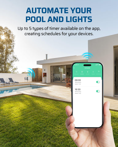 DEWENWILS timer compatible with water heaters, spas, irrigation