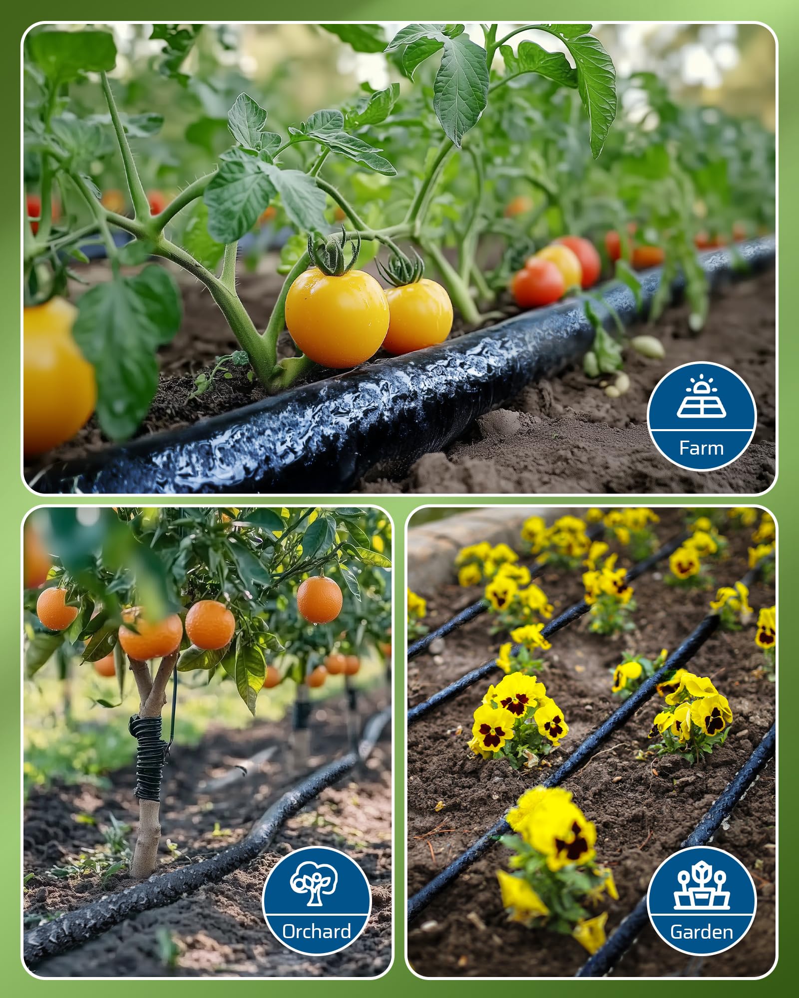 DEWENWILS durable outdoor irrigation system withstands sun and frost