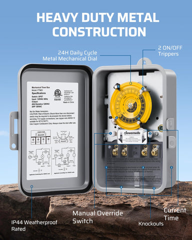 DEWENWILS installation guide simplifies wiring and setup