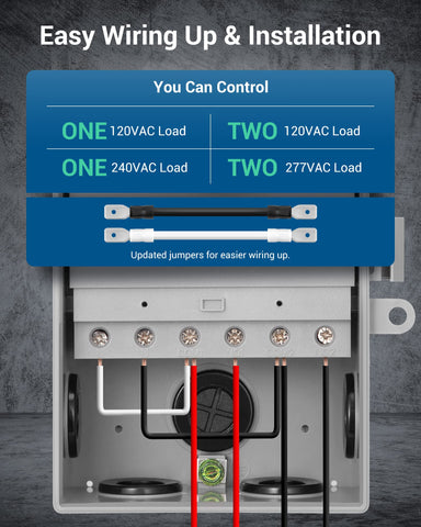 DEWENWILS timer sealed cover ensures weather resistance and safety.