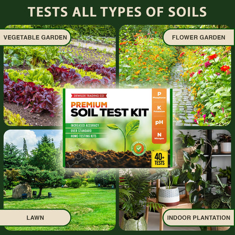 Dewilde Indoor-Outdoor Soil Testing for versatile lawns and plants