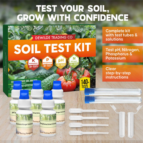 Dewilde Trading Co pH measurement focus within the kit