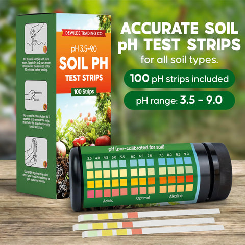 Close-up of the color chart on the bottle for pH interpretation with the kit.