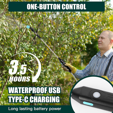 Dewoterea sprayer with durable TPE hose resisting tangles