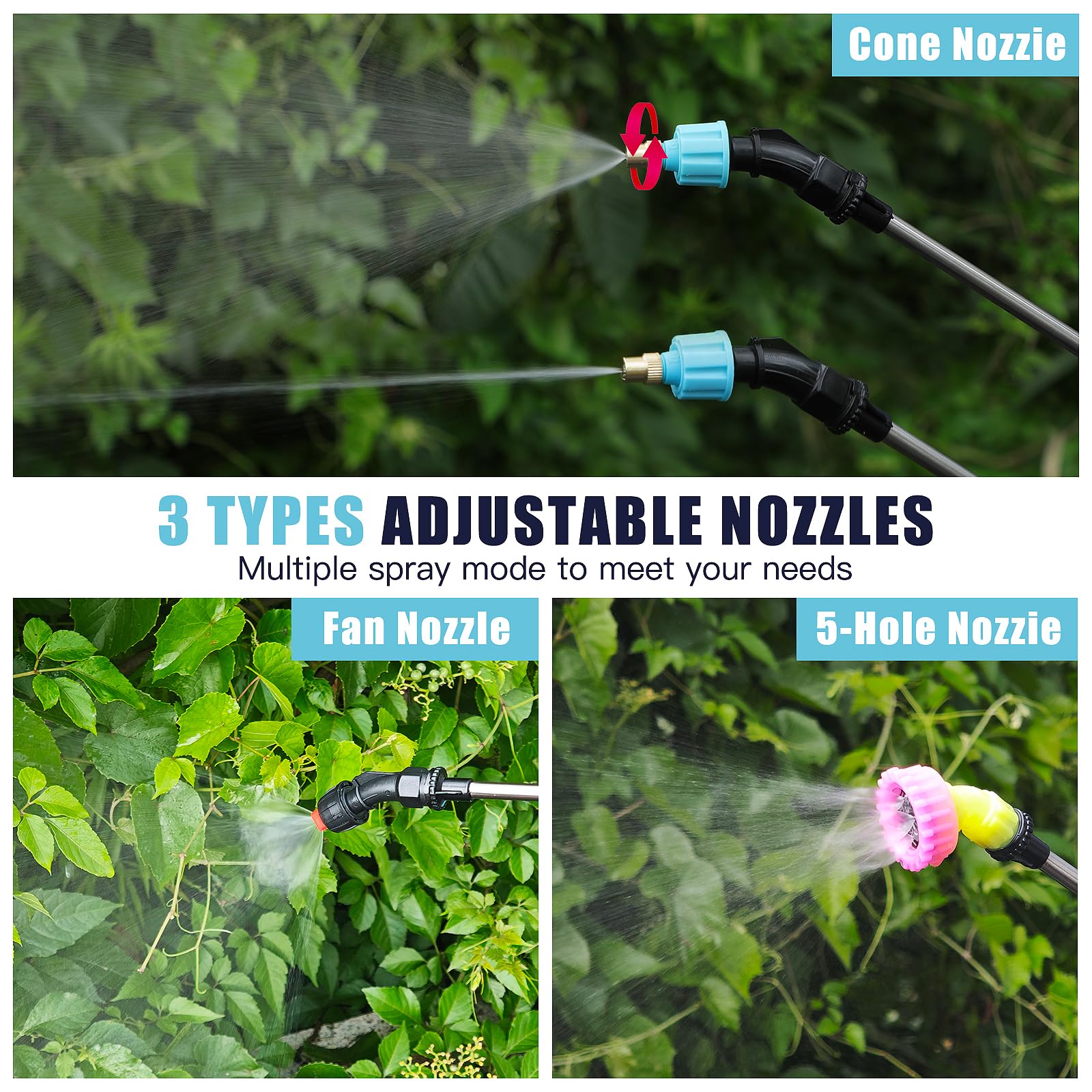 Dewoterea sprayer with ergonomic shoulder straps reduces user fatigue