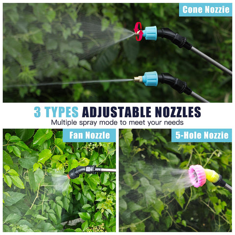 Dewoterea sprayer with ergonomic shoulder straps reduces user fatigue