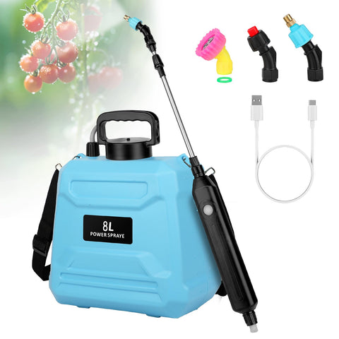 Dewoterea 2-gallon battery-powered sprayer for easy lawn coverage