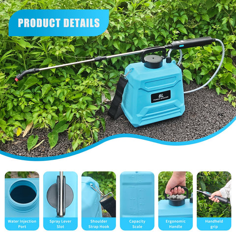 Dewoterea durable TPE hose resists tangling for smooth spraying