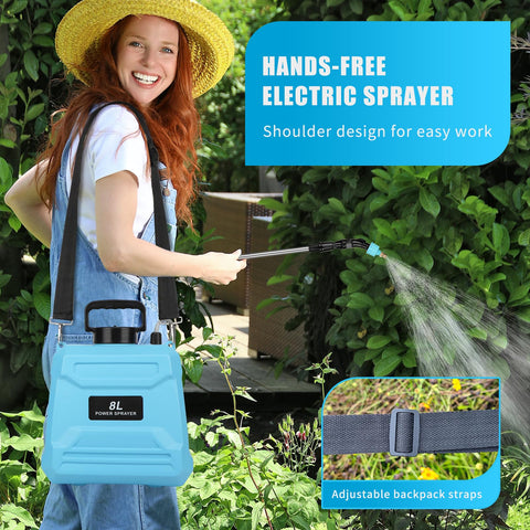 Dewoterea telescopic wand extends to reach high plants