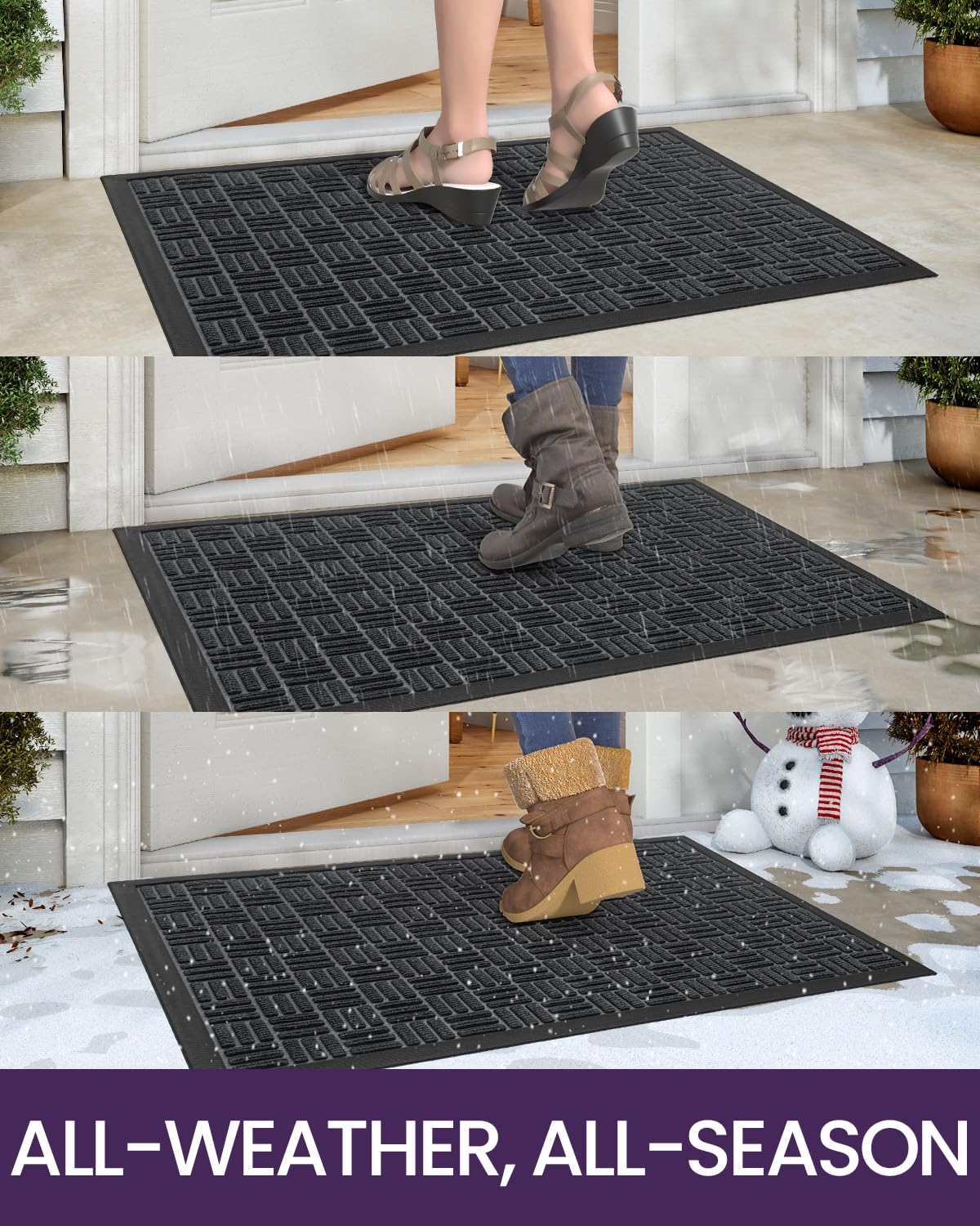 DEXI easy-clean door mat rinse, vacuum, or shake to refresh.