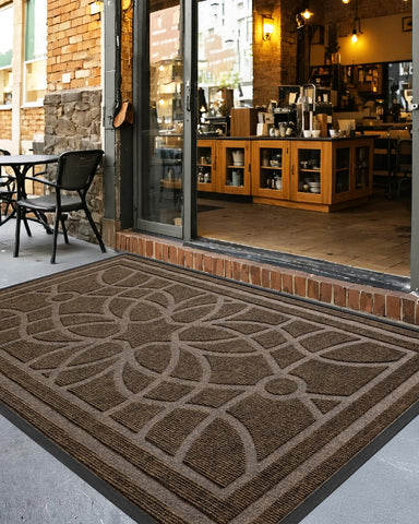 DEXI entryway mat suited for patio and garage entrances