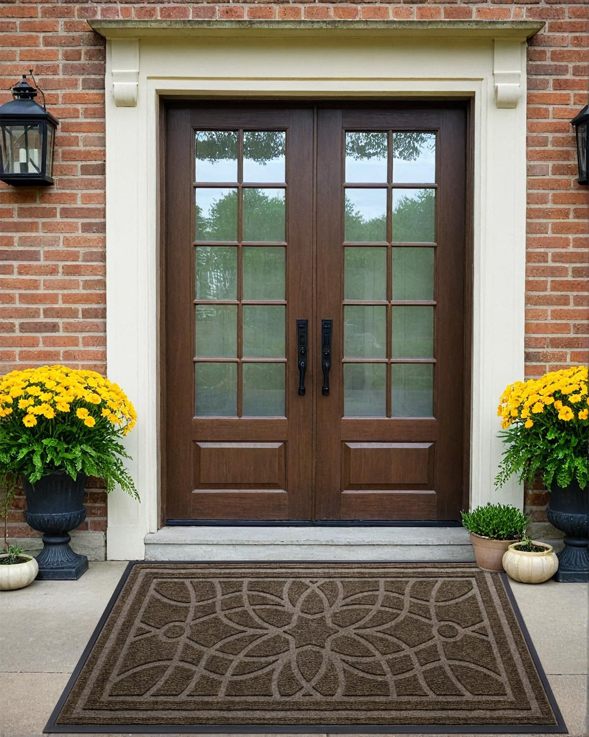 DEXI brown color option complements most entryways.