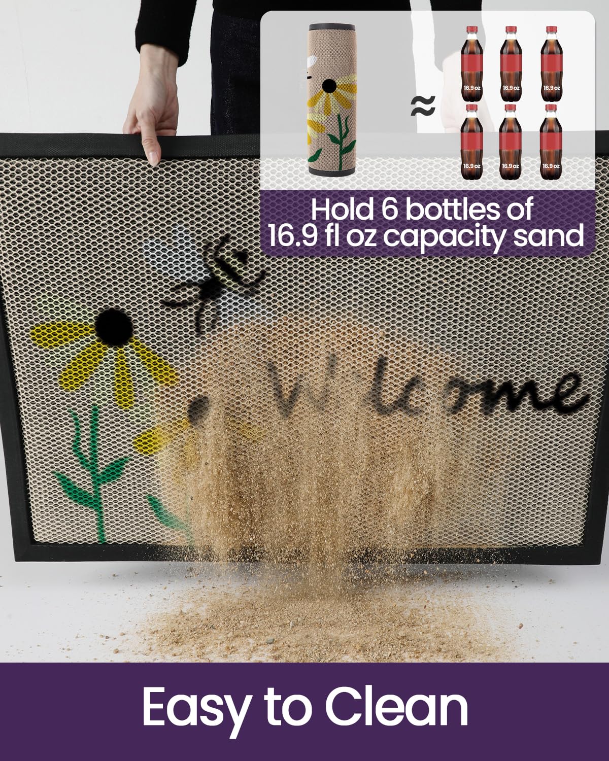 DEXI durable, high-traffic mat stands up to constant use.