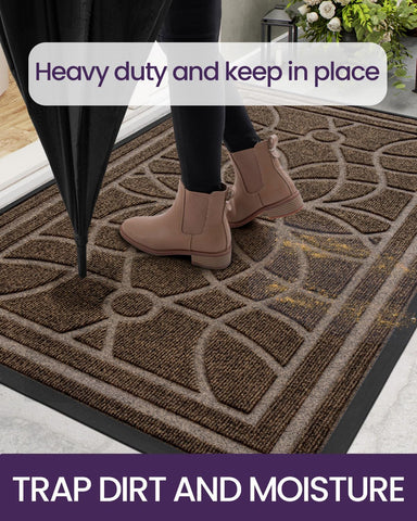 DEXI easy-clean mat, simple to vacuum, sweep, or rinse