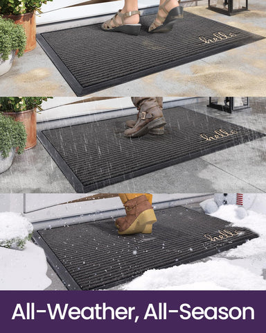 Dexi washable doormat resists fade and stains over time.
