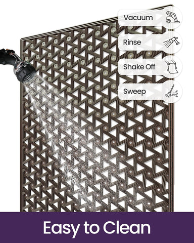 DEXI entryway mat is easy to rinse and maintain.