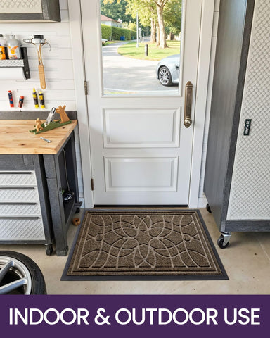 DEXI entryway mat traps dirt at the doorstep before indoors.