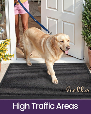 Dexi non-slip back grips floors to reduce slips.