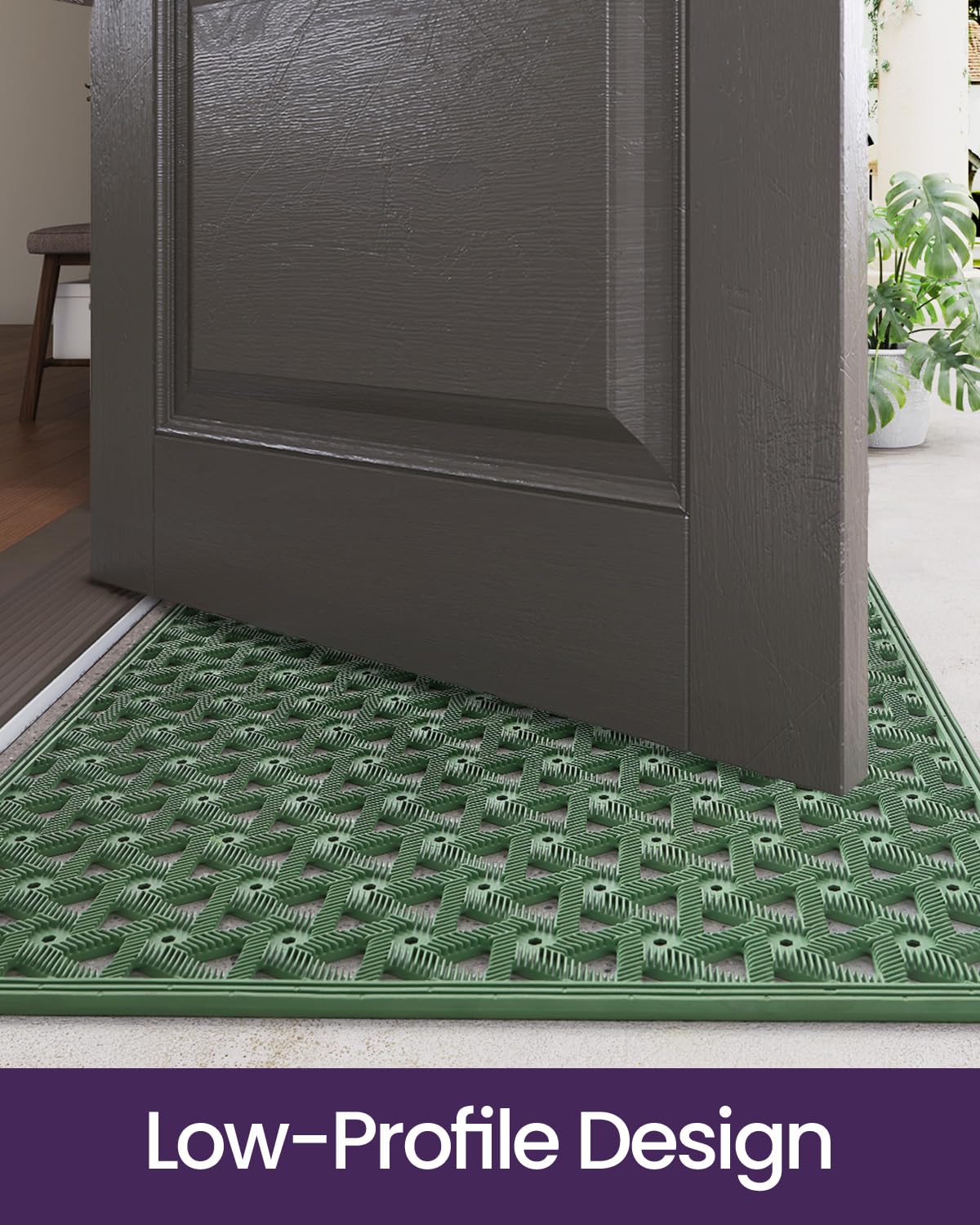 DEXI anti-slip surface remains flat in high-traffic areas.