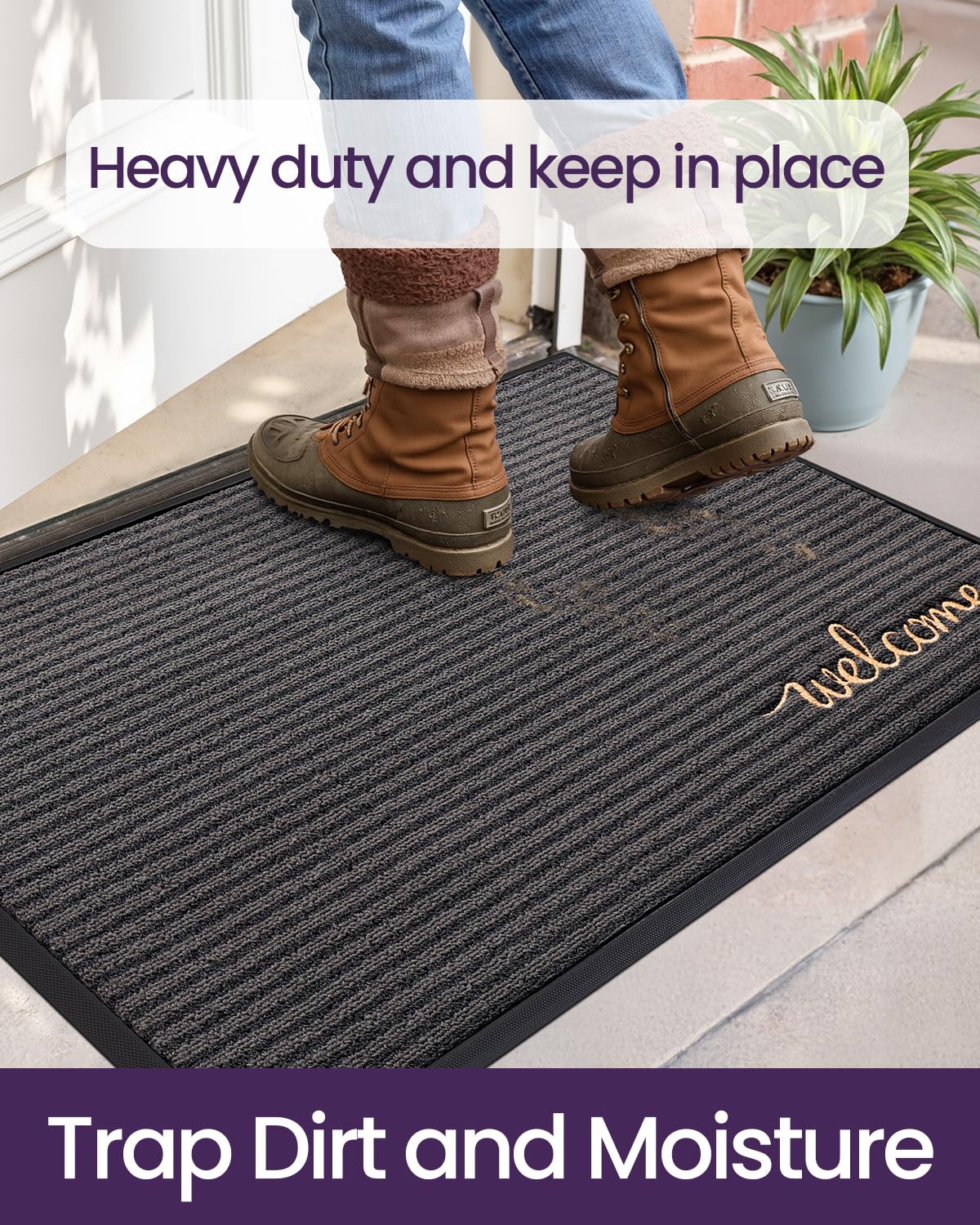 DEXI low-profile top surface allows door clearance without snagging