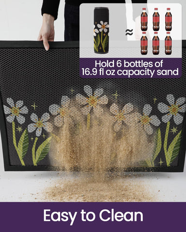 Easy to shake out and rinse for quick cleaning.