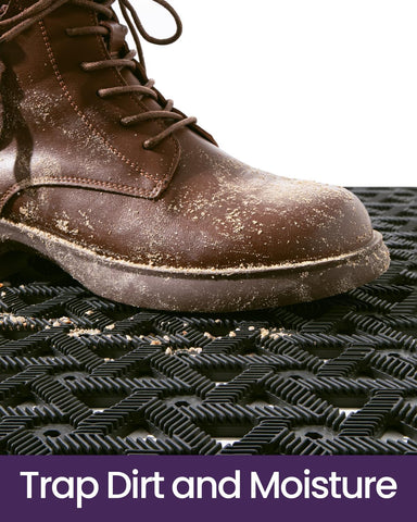 DEXI front door mat waterproof durability resists rain and mud outdoors