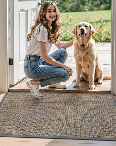 DEXI Grey color adds a subtle, modern touch to entryways