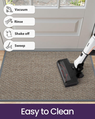 DEXI High-Traffic Ready non-slip doormat withstands seasonal weather