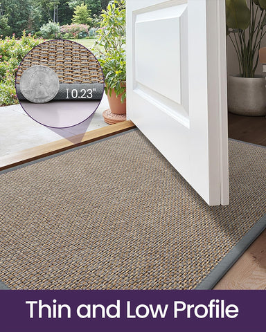 Non-slip backing keeps the DEXI mat stable on slick floors