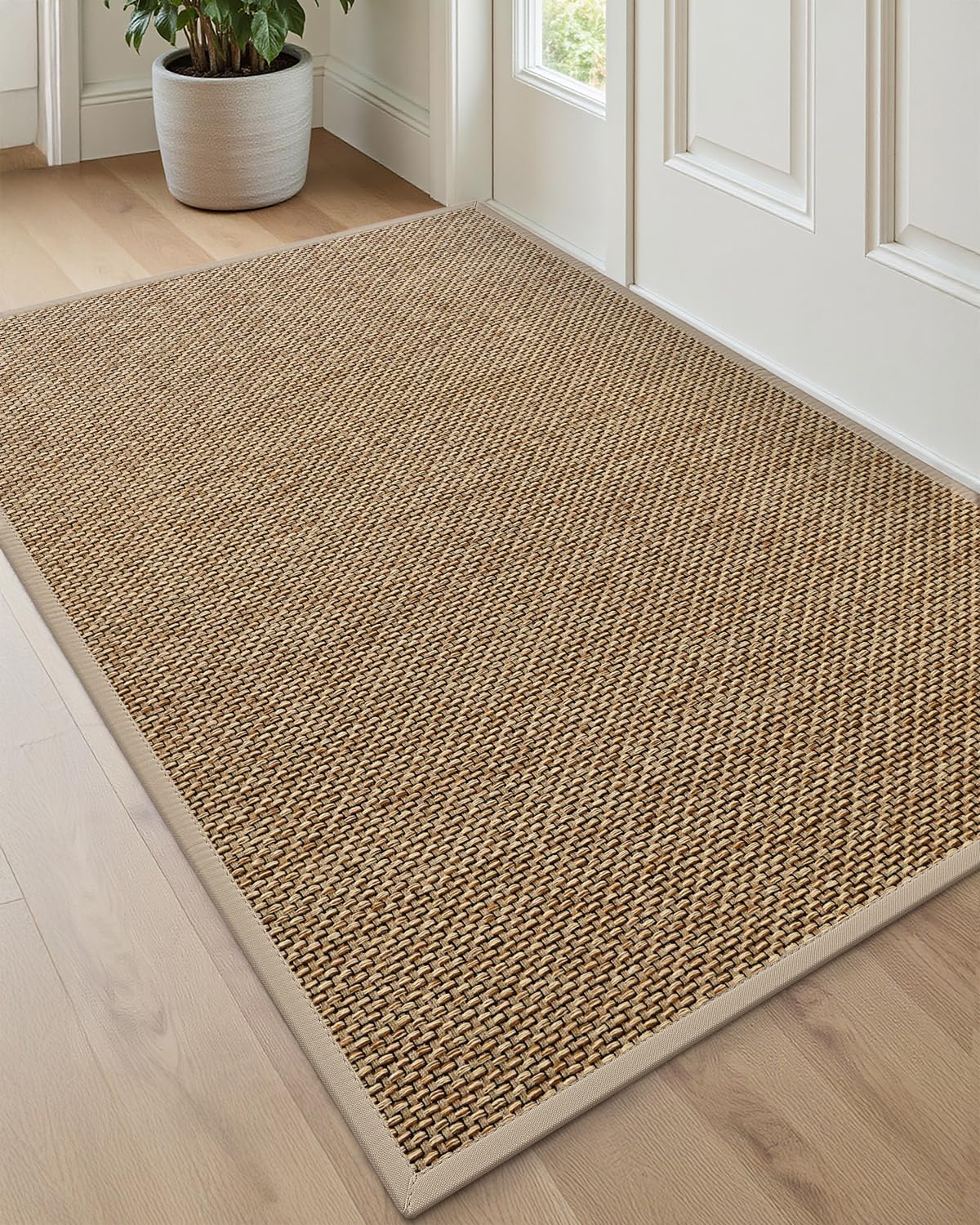 DEXI Ultra-Thin Entryway Mat front view traps dust and moisture