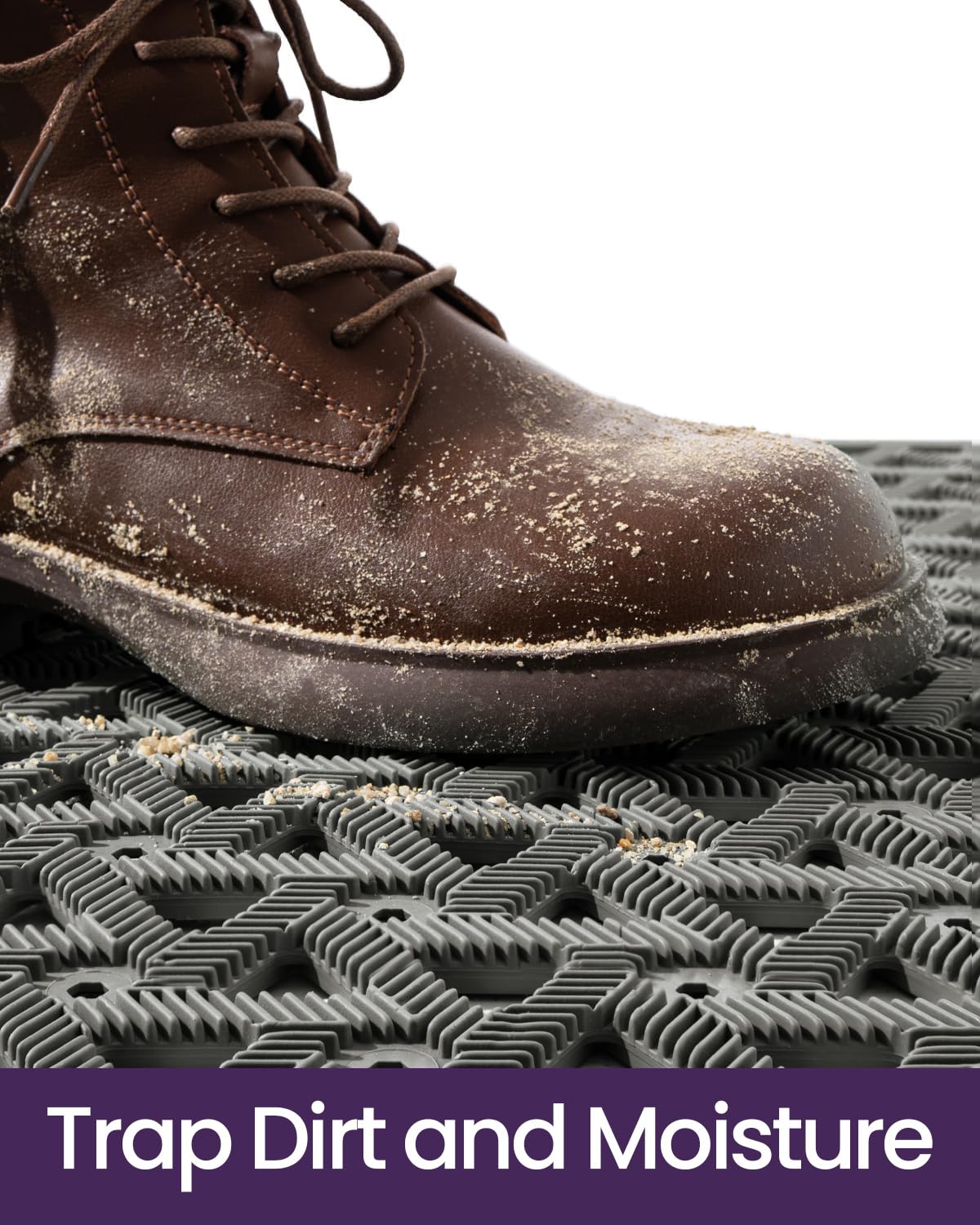 DEXI waterproof mat resists rain and cleans easily with a quick rinse