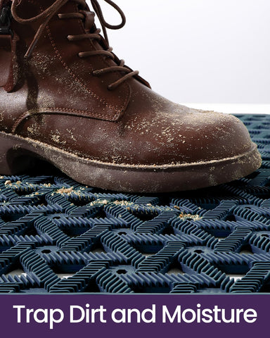 DEXI waterproof entry mat resists rain and dries quickly