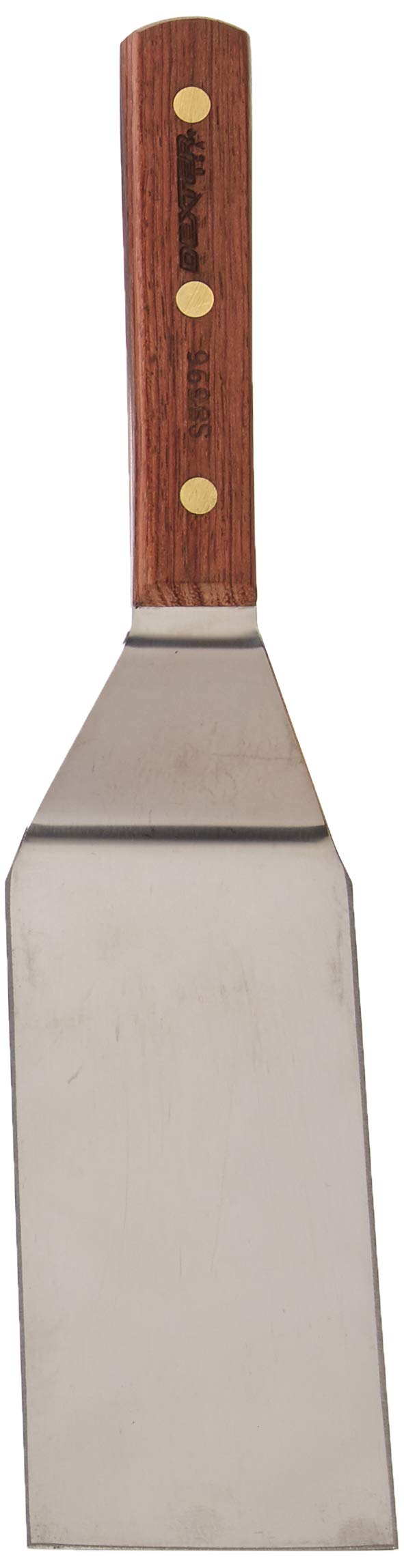 Dexter-Russell traditional rosewood handle turner offering ergonomic control during busy cooking.