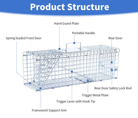 Dexyla portable handle and protective guards keep hands safe during handling.