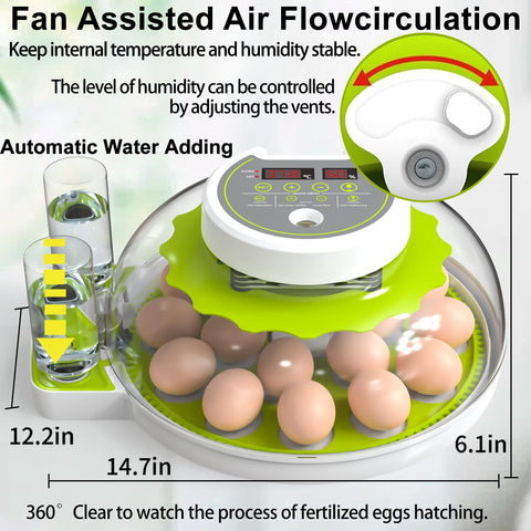 DEZHXHE external water filler aids easy humidity control without lid removal.